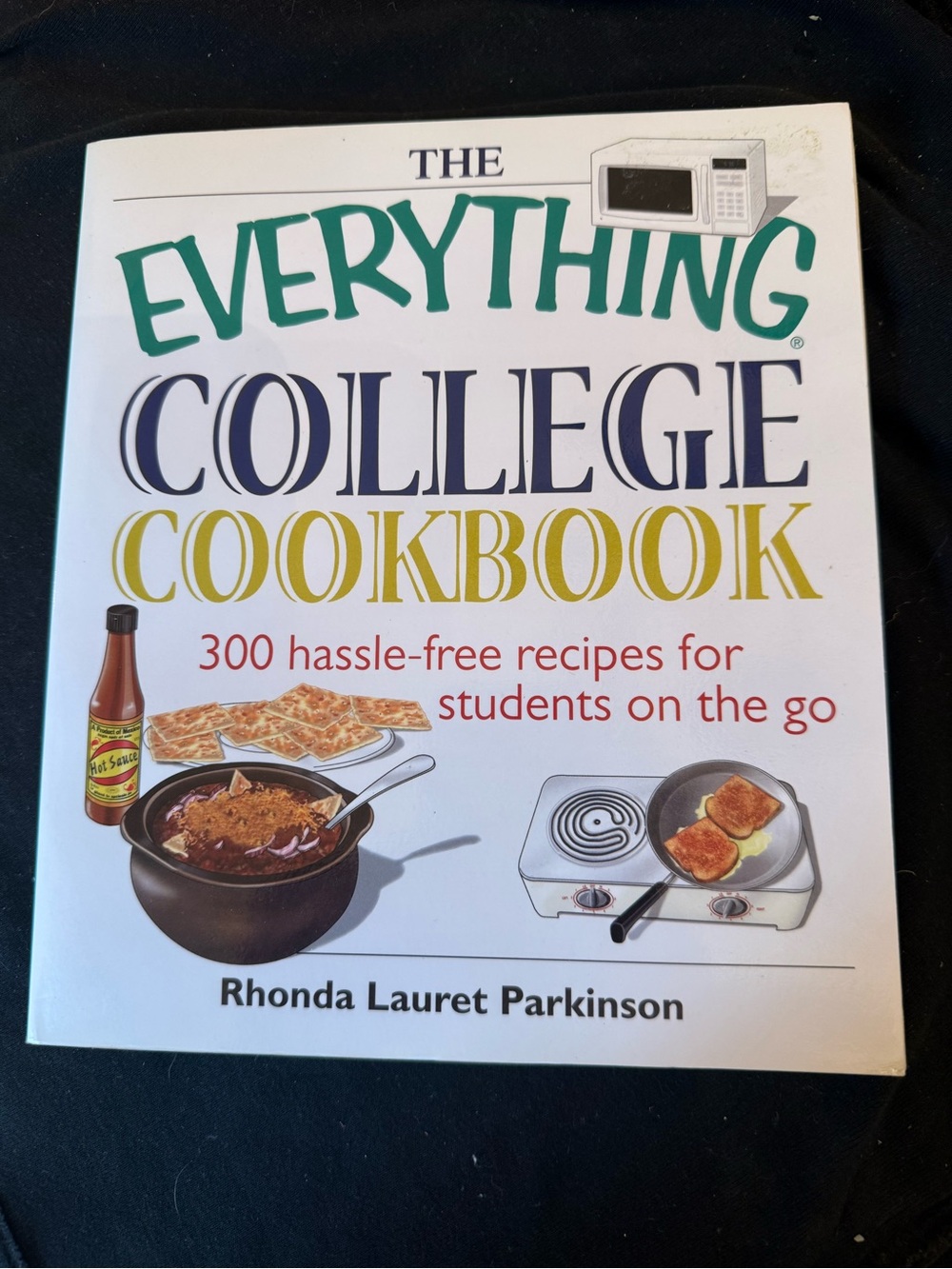 The Everything College Cookbook by Rhonda Lauret Parkinson - White & Green Cover